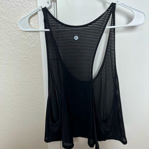 Mesh Lululemon workout top